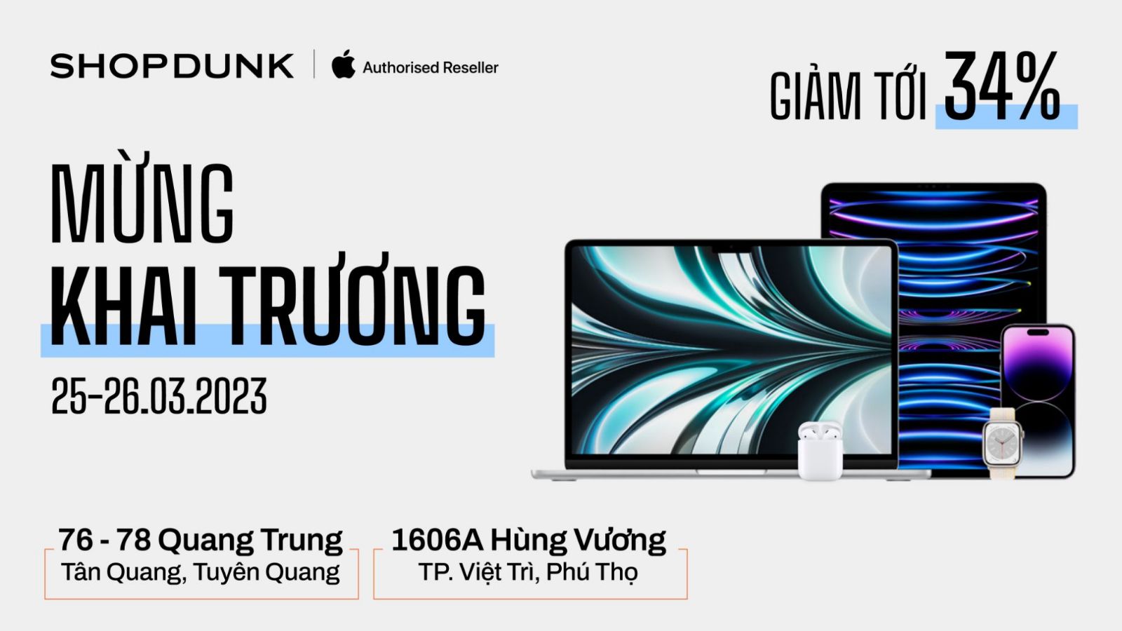 Hình ảnh cho danh mục Chấn động: ShopDunk Mono Store đầu tiên đổ bộ Tuyên Quang - Phú Thọ